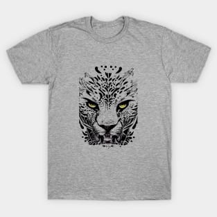 Cheetah Wild Animal Nature Illustration Art Tattoo T-Shirt